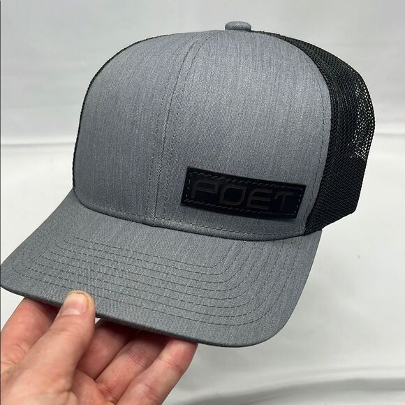 Source Unknown Other - Gray and Black POET Pacific Headwear Ballcap
